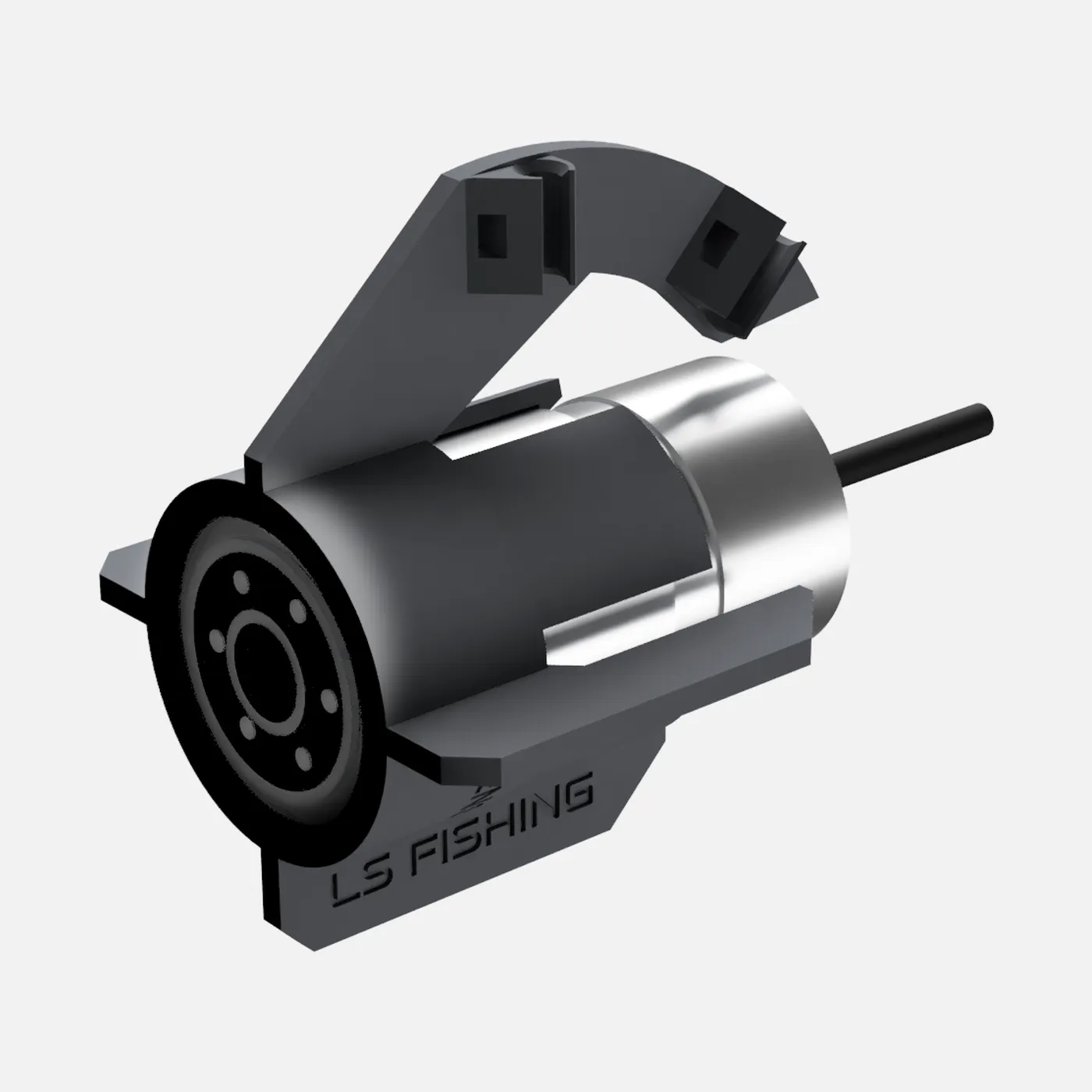 Anti-spin om de Stealthcam UK Winchcam, schuin van voren